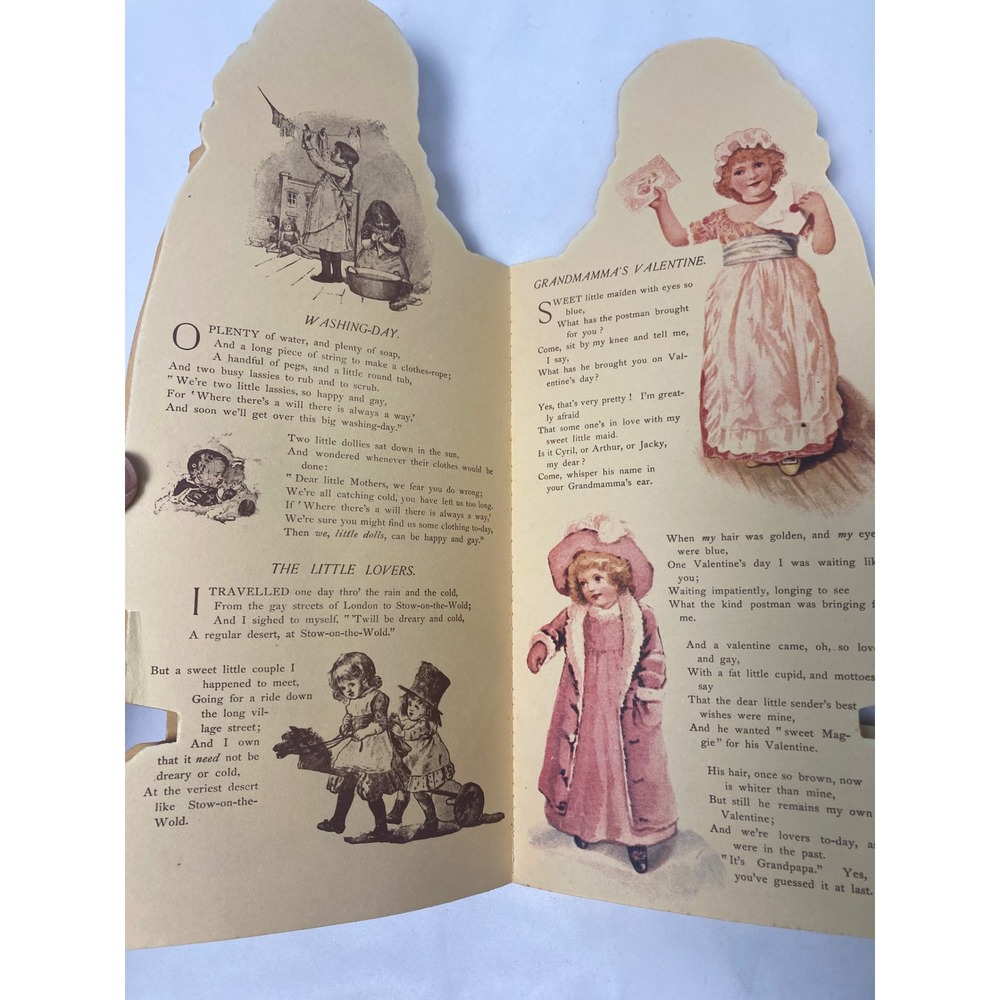 Vintage Little Flower Girl Die-Cut Book – Merrimack Publishing 1764-S Hong Kong - Picture 6 of 7